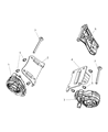 Dodge Durango Engine Mount Diagram - 52855539AC