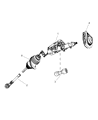Dodge Magnum Steering Column Diagram - 4649134AF