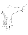 Jeep Cherokee Windshield Washer Nozzle Diagram - 68102968AA