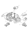 Jeep Wrangler Air Bag Control Module Diagram - 68004222AB