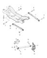 Jeep Compass Axle Beam Diagram - 68378439AA