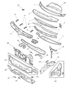 Chrysler Dash Panels Diagram - 5020110AD