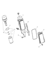 Dodge Sprinter 2500 Coolant Filter Diagram - 68013926AA