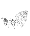 2007 Dodge Ram 3500 Engine Control Module Diagram - 5179028AA