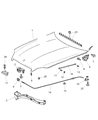 Chrysler Crossfire Emblem Diagram - 1BJ09401AA