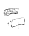 2015 Jeep Compass Instrument Cluster Diagram - 68233466AC