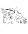 Chrysler Voyager Windshield Wiper Diagram - 5018407AA