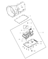Jeep Wrangler Oil Pan Gasket Diagram - 68172556AA