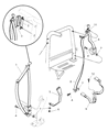 2002 Jeep Wrangler Seat Belt Diagram - 5HN73LAZAA