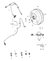 Ram Brake Booster Diagram - 68211345AA
