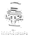 Ram 3500 Bumper Diagram - 6QB371XJAB