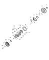 Jeep Wrangler Crankshaft Pulley Diagram - 5048323AB