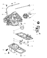2006 Dodge Ram 1500 Dipstick Diagram - 53021673AD
