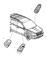 Dodge Journey Power Window Switch Diagram - 4602632AD