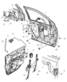 Jeep Compass Door Lock Actuator Diagram - 4589647AE