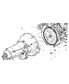 2007 Dodge Magnum Transfer Case Cover Diagram - 4591910AA