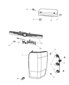 Chrysler Aspen Back Up Light Diagram - 68001317AA