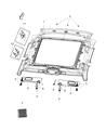 Jeep Compass Sun Visor Diagram - 5SY76PS4AC