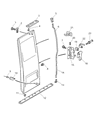 Dodge Sprinter 2500 Door Handle Diagram - 5104368AA