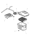2001 Jeep Grand Cherokee Air Filter Diagram - 53007386AB