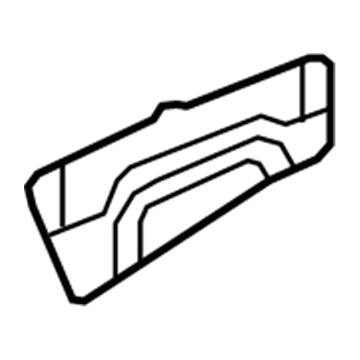 Ram 5MJ90DX9AB SHIELD FOLD FLAT Left Seat Inboard Or Right Seat Outboard