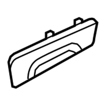 Ram 5MJ90BD1AB SHIELD FOLD FLAT Left Seat Inboard Or Right Seat Outboard