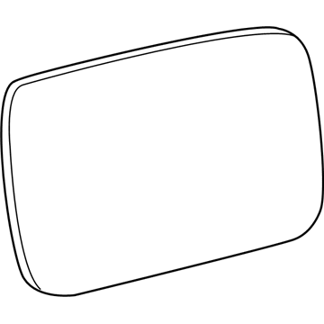 Ram 68381787AA GLASS Mirror Replacement