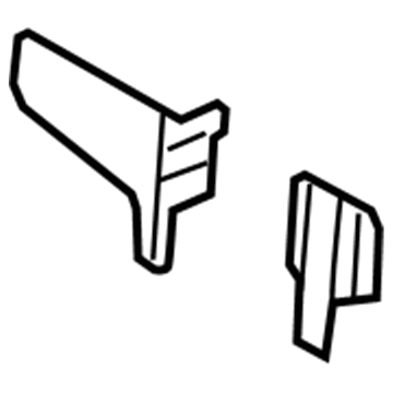 Jeep 1VX24HL1AA SHIELD RISER Pivot Leg