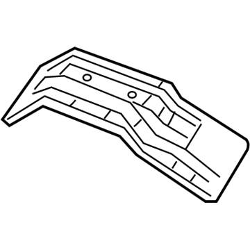Jeep 68298377AC REINFORCEMENT Floor Pan Center