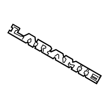 Ram 68483233AA NAMEPLATE Tailgate Laramie