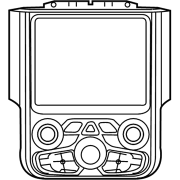 Ram 68268189AA CONTROL A/C And Heater