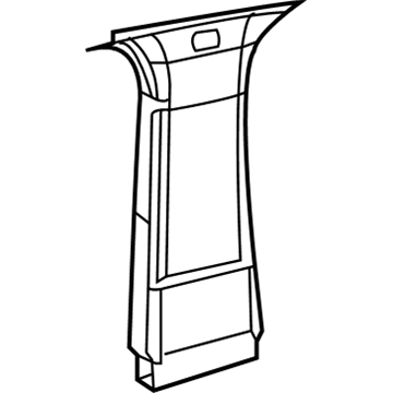 Dodge 1BG10HDAAE MOLDING B Pillar