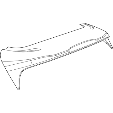 Jeep 1UV35TZZAH SPOILER Liftgate Includes Nozzle, Lamp. And Seals