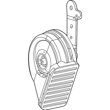 Jeep 68292878AA HORN AND BRACKET High Note