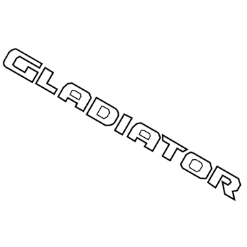 Jeep 6KM53CA1AA DECAL Front Fender