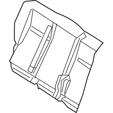 Chrysler 1AM362DVAA COVER Rear Seat Back