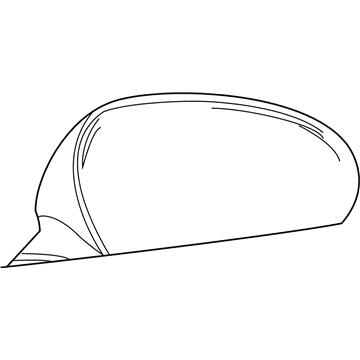 2014 Dodge Challenger Car Mirror - 1GE18FFBAE