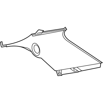 Dodge 6DF19DX9AA PANEL D Pillar Inner