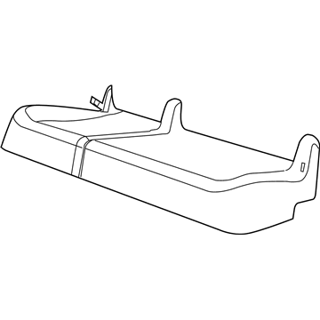Ram 5KW71DX9AA COVER AND FOAM Rear Seat Cushion