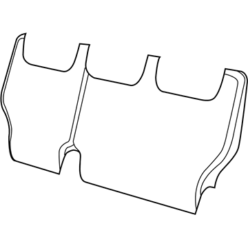 Ram 5KW64DX9AA COVER AND FOAM Rear Seat Back