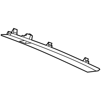 Chrysler 6AQ42DX9AE MOLDING Headliner Flat Upper Bridge, C-Pillar To D-Pillar