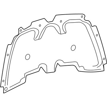 Chrysler 55361465AA PAD Hood Silencer