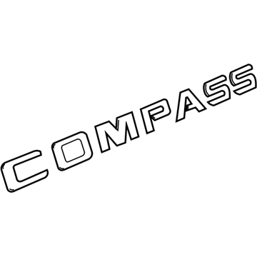 Jeep 68079789AA NAMEPLATE Compass