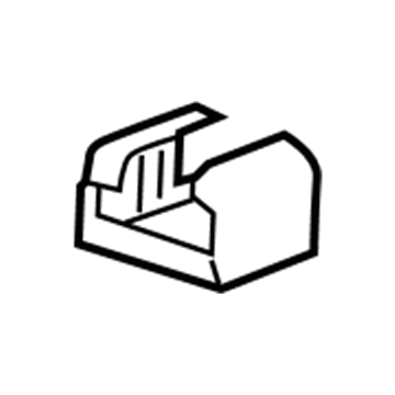 Mopar 5LJ32HL1AA Cover Seat Track Front Inboard