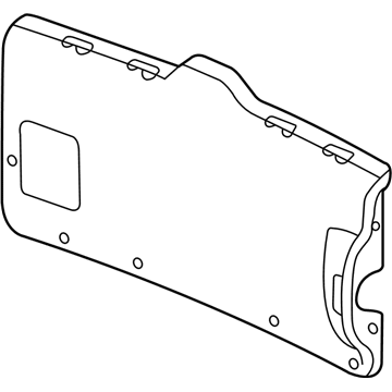 Jeep 5GE89BD5AJ PANEL Liftgate Lower