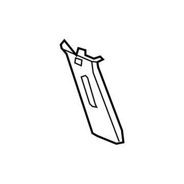 Mopar 1AX74HDAAD Panel B Pillar Upper Trim