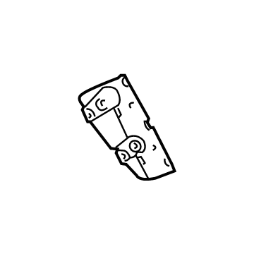Dodge 1DD62DK7AB SUPPORT Footrest