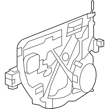 Ram 68045171AB PANEL Carrier Plate Rear Door