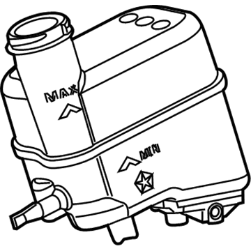 Ram 68446214AA RESERVOIR Brake Master Cylinder