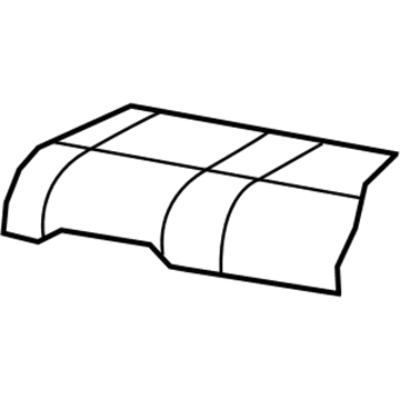 Dodge 1MD981DVAA COVER Rear Seat Cushion 40% Cushion Cover